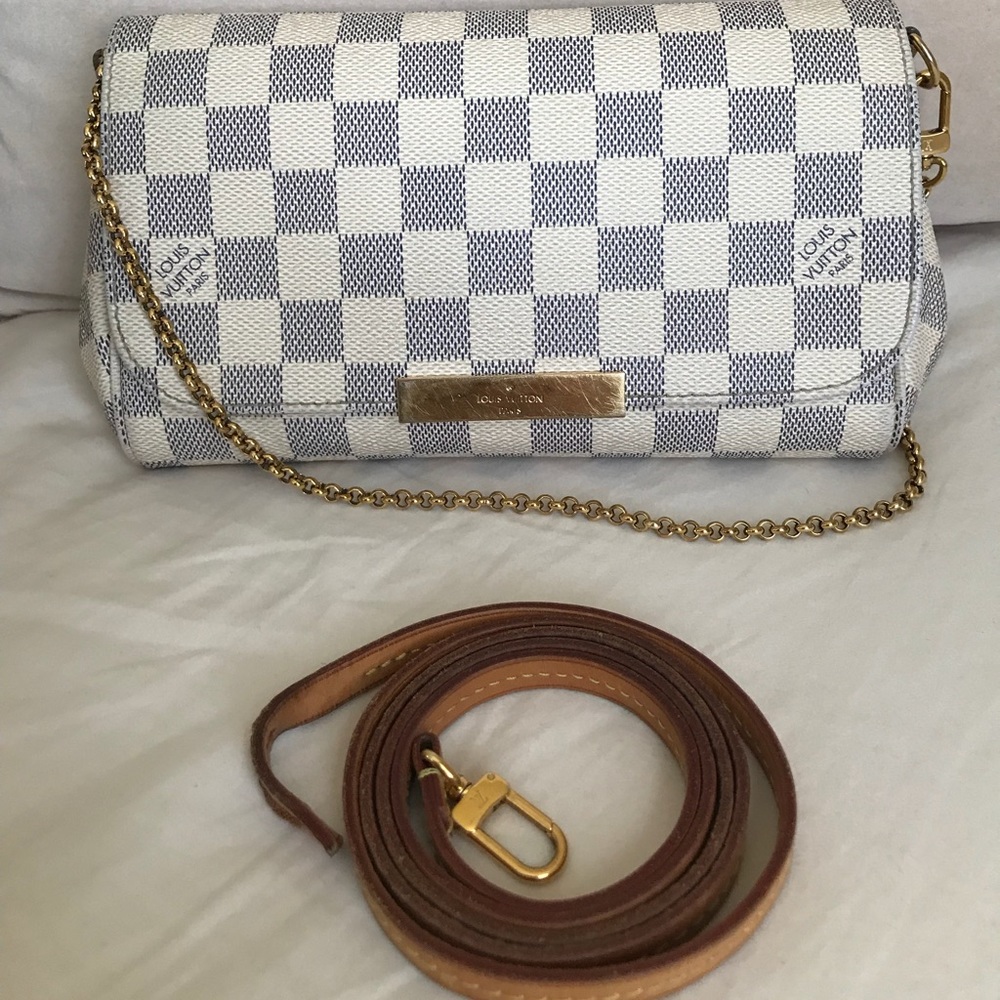 Authentic Louis Vuitton Favorite Damier Azur PM